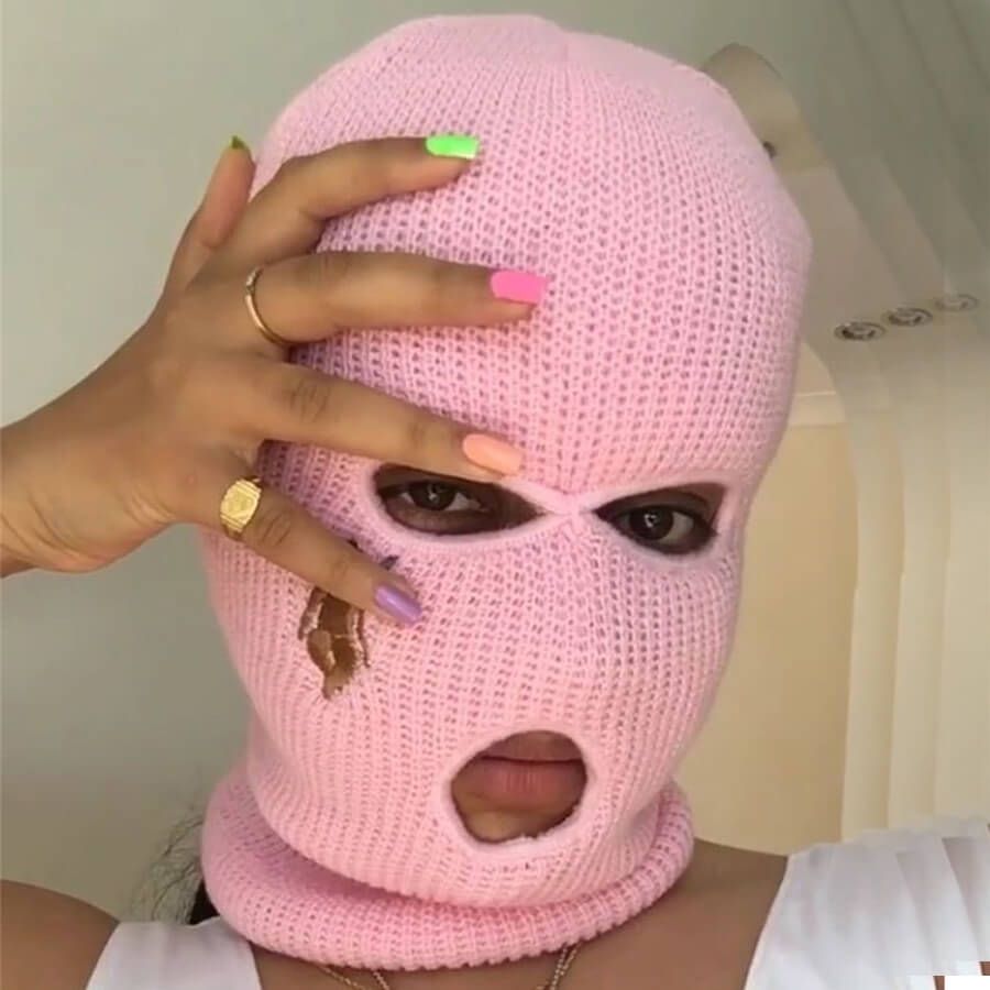 Fashion Solid Face Protection - Vogue Rose